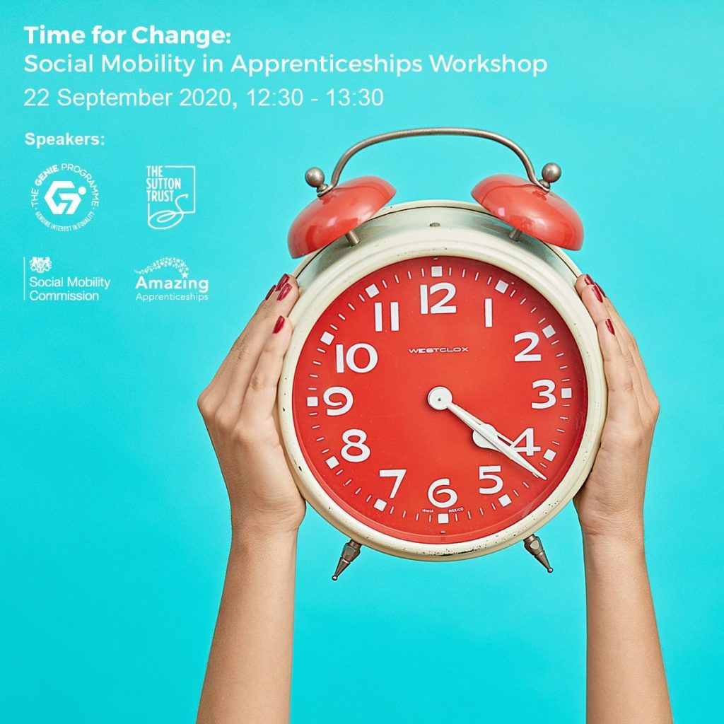 Time For Change: Social Mobility In Apprenticeships Workshop Recording