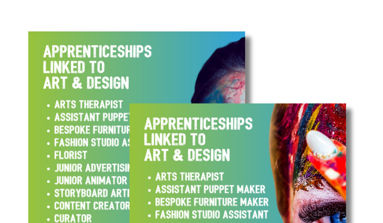Apprenticeships Linked To Art & Design Posters