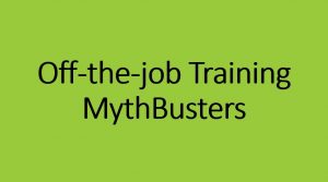 Off-the-job training mythbusters