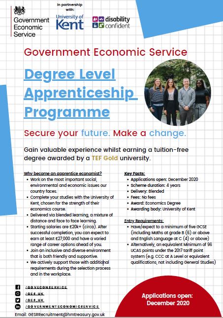 GES Degree Apprenticeship Programme Flyer