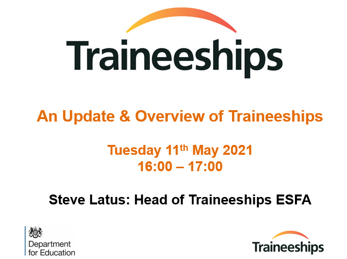Traineeships: Update and overview webinar slides