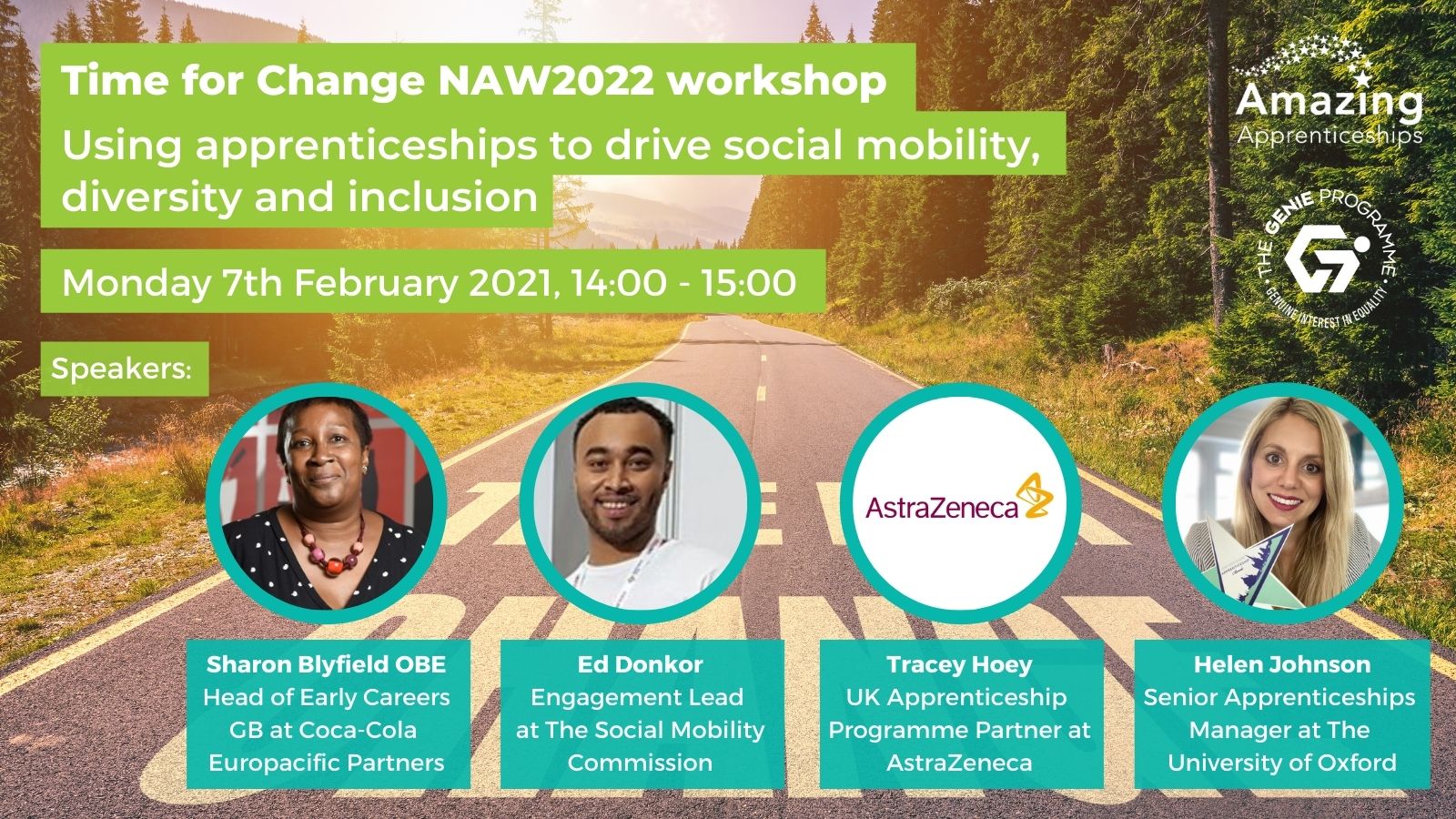 Time for Change: Using apprenticeships to drive social mobility workshop recording