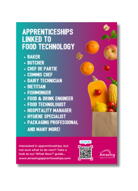 Apprenticeships Linked To Food Technology Poster
