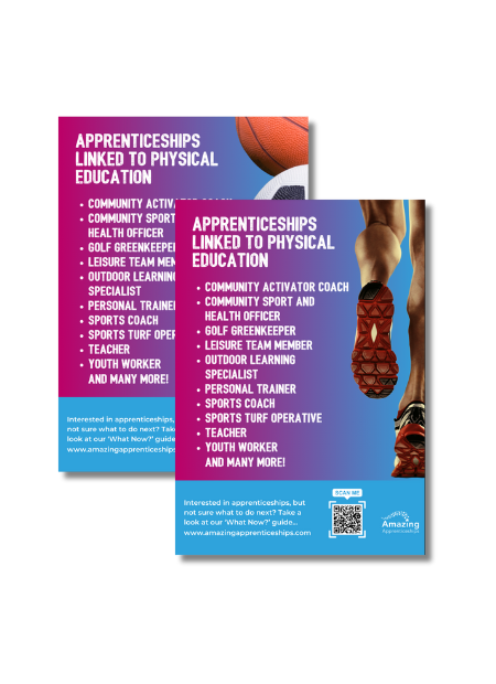 Apprenticeships Linked To Physical Education Posters