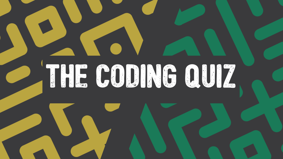 Coding Quiz