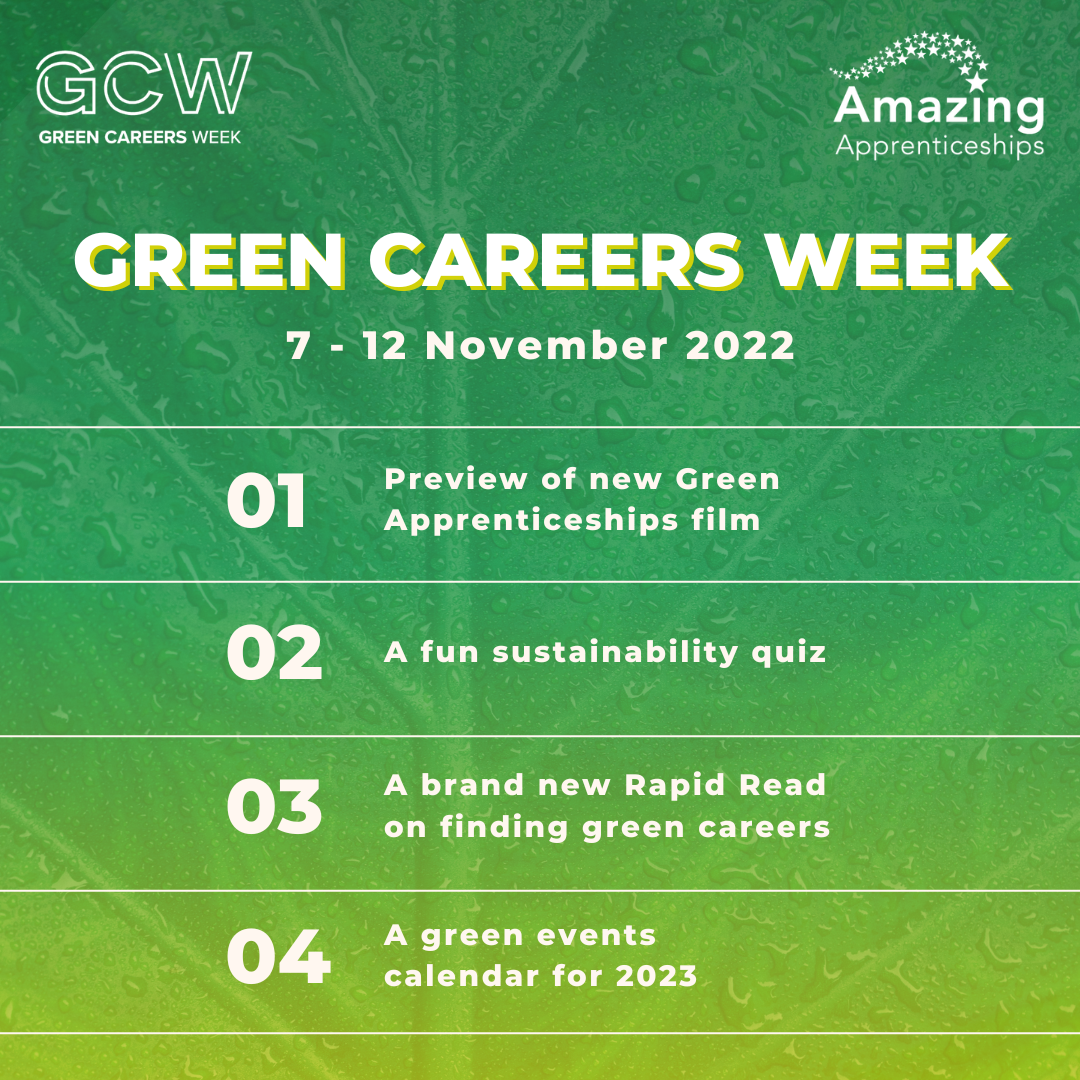 Green Careers Week Amazing Apprenticeships