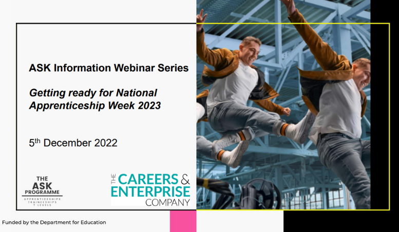 ASK Webinar: Getting ready for National Apprenticeship Week 2023