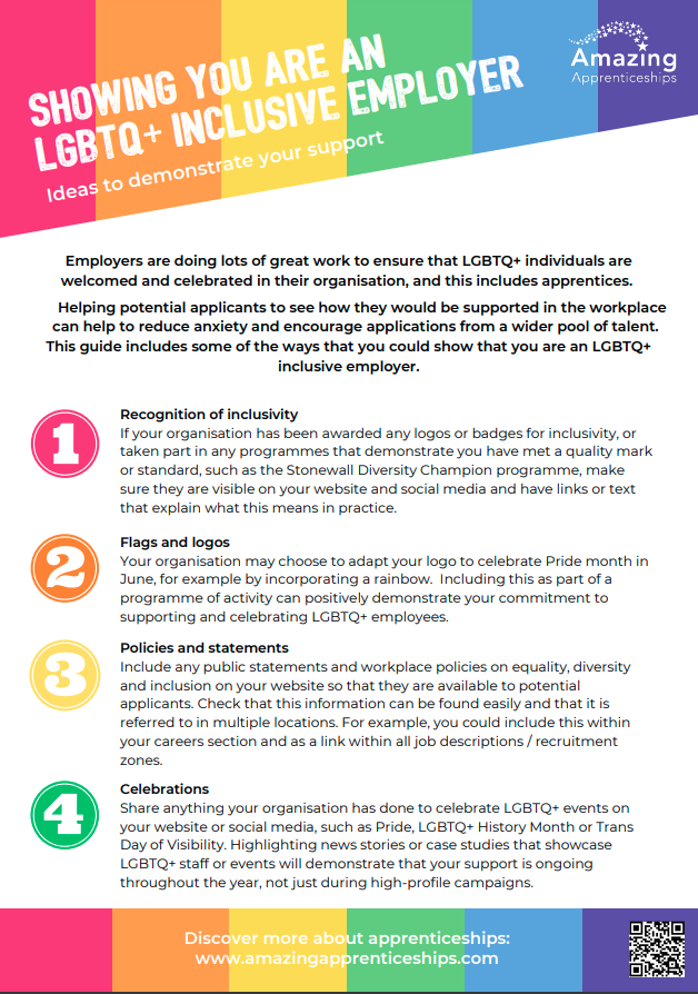 8 ways to show you are an LGBTQ+ employer