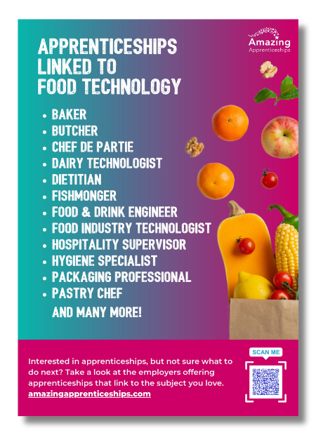 Apprenticeships Linked To Food Technology Poster