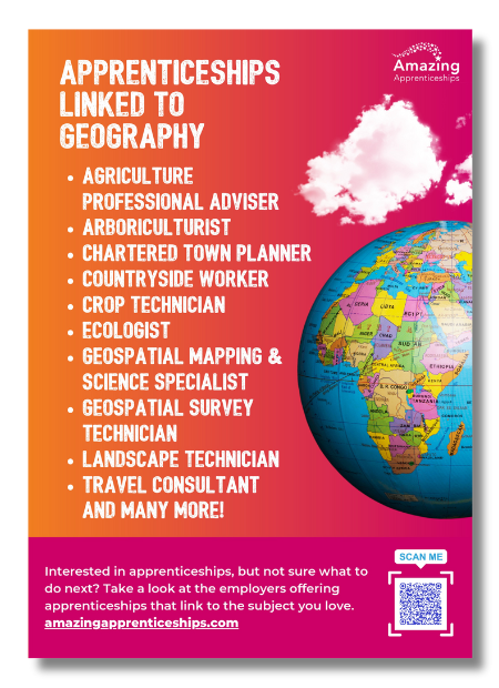 Apprenticeships Linked To Geography Poster