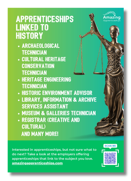 Apprenticeships Linked To History Poster