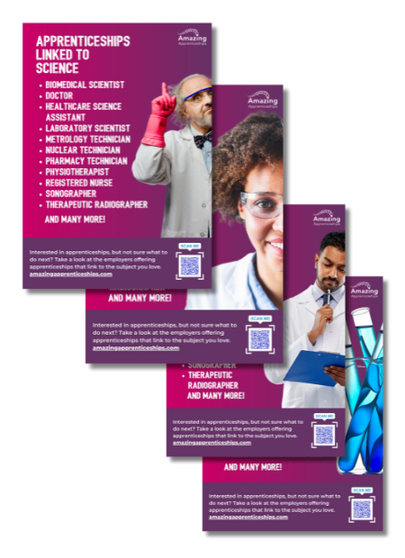 Apprenticeships Linked To Science Posters