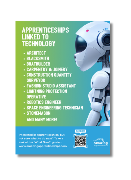 Apprenticeships Linked To Technology Poster