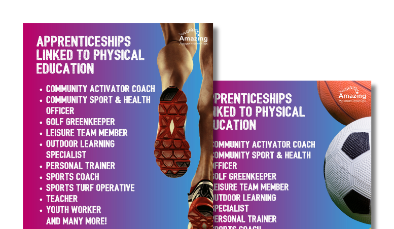 Apprenticeships Linked To Physical Education Posters