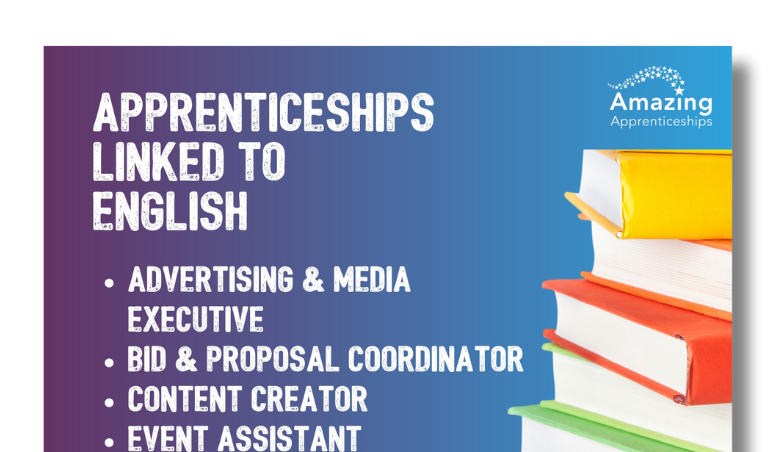 Apprenticeships Linked To English Poster