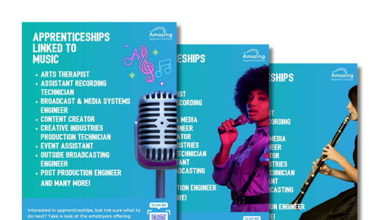 Apprenticeships Linked To Music Posters