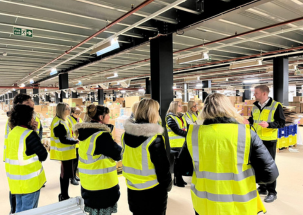 Dunelm Distribution Centre welcomes teachers and careers advisers