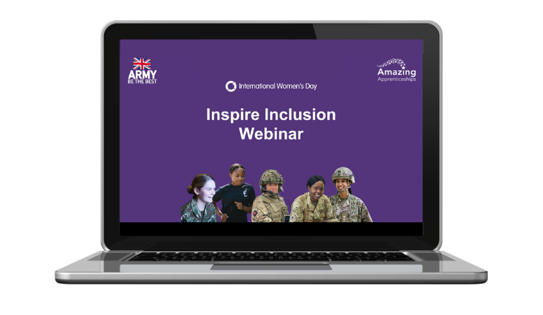 Inspire Inclusion – Army Apprenticeships and Careers Webinar recording