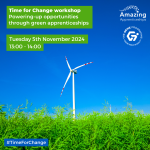 Time for Change: Powering-up opportunities through green apprenticeships