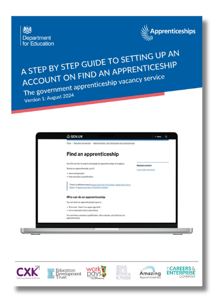 How to register on Find An Apprenticeship guide