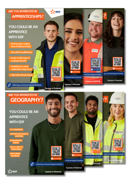 EDF Apprenticeship Posters