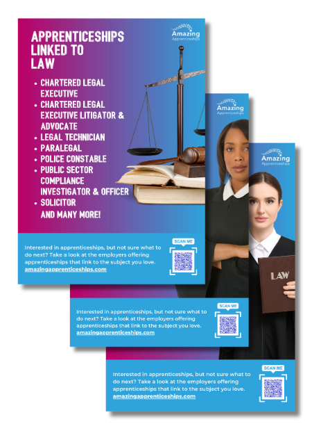 Apprenticeships Linked To Law Posters