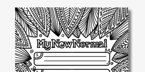 My New Normal Colouring Pledge