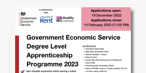 GES Degree Apprenticeship Programme Flyer