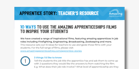 10 ways to use the Apprentice Story films