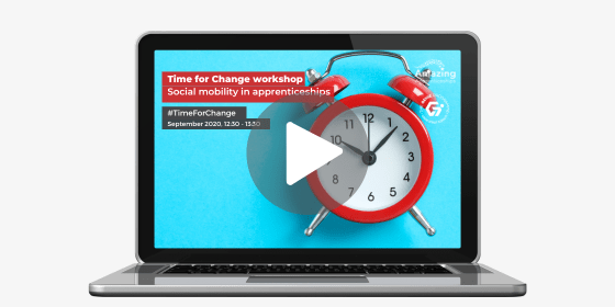 Time for Change: Using apprenticeships to drive social mobility workshop recording