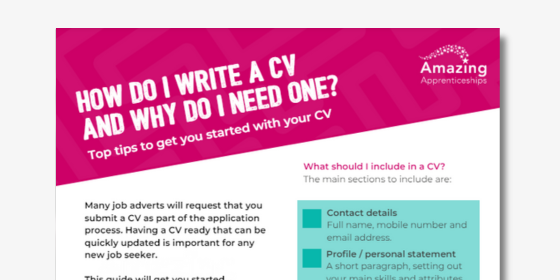 Rapid Read: How do I write a CV?