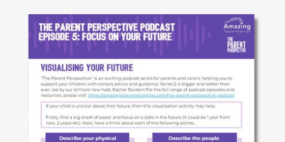 Visualisation activity for The Parent Perspective Podcast Episode 5