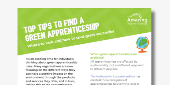 Rapid Read: Top tips to find a green apprenticeship