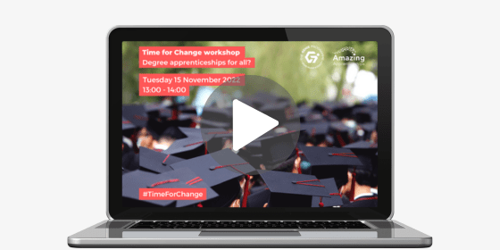 Time for change: Degree apprenticeships for all?