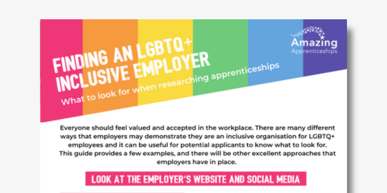 Finding an LGBTQ+ inclusive employer