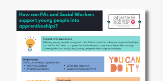 Moving on Up: PA and Social Worker Guidance