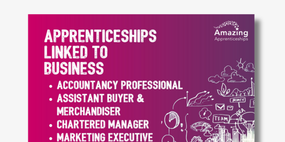 Apprenticeships Linked To Business Poster