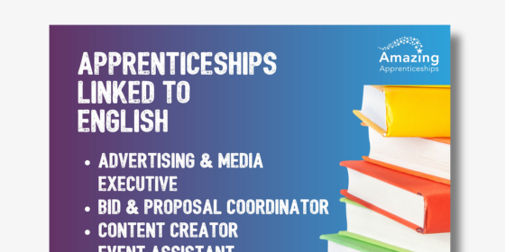 Apprenticeships Linked To English Poster