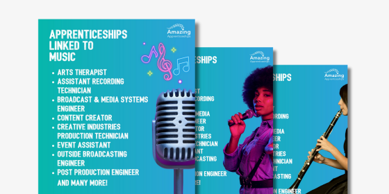 Apprenticeships Linked To Music Poster