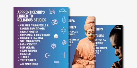 Apprenticeships Linked To Religious Studies Poster