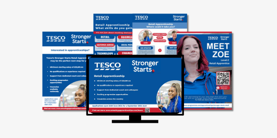 Tesco Posters and Display Screen Bundle