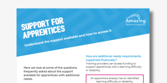 Rapid Read: Support For Apprentices