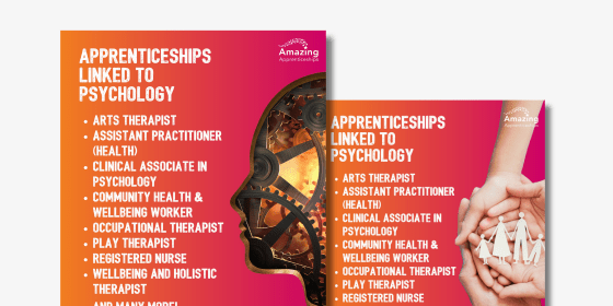 Apprenticeships Linked To Psychology Poster