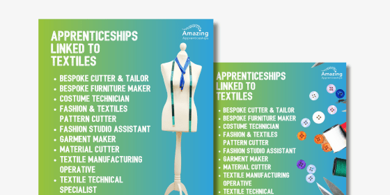 Apprenticeships Linked To Textiles Poster