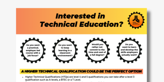 Interested In Technical Education HTQ’s Flyer