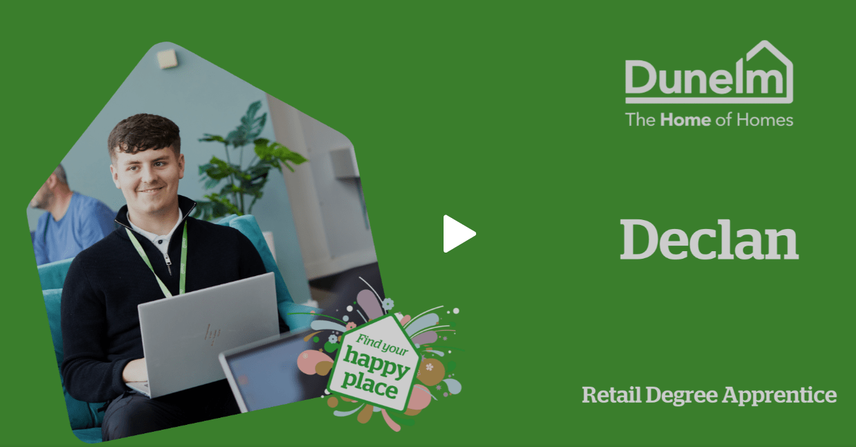 Meet Declan a Degree Retail Apprentice 