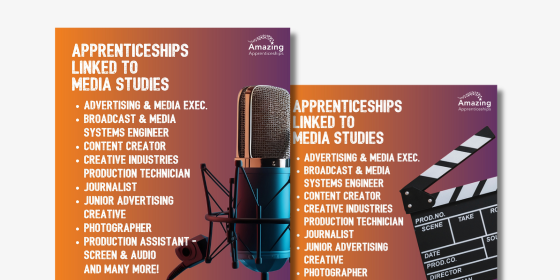 Apprenticeships Linked to Media Studies Posters